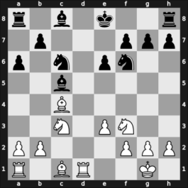 1955 Long Beach US-open – Round 6 – Paul Brandts – 0-1 – Reshevsky, Samuel – G18