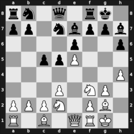 1955 Long Beach US-open – Round 9 – Saidy, Anthony – 1/2-1/2 – Rossolimo, Nicolas – G50