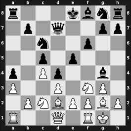 1955 Long Beach US-open – Round 11 – Schmidt Vera, Brisa Irina – 1/2-1/2 – Santasiere, Anthony – G65