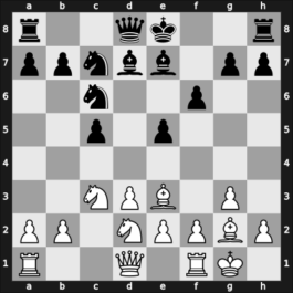 1955 Long Beach US-open – Round 12 – Steiner, Herman – 1/2-1/2 – Berliner, Hans – G66