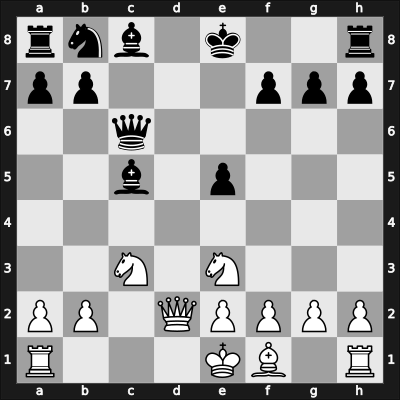 1955 Manhattan CC Ch 5556 – Round 3 – Lombardy, William J – 1/2-1/2 – Kevitz, Alexander – G11