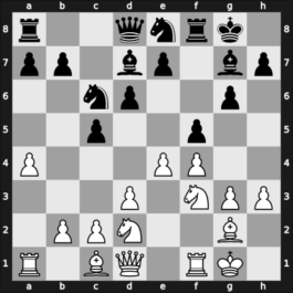 1955 Manhattan CC Ch 5556 – Round 4 – Feuerstein, Arthur – 1-0 – Pavey, Max – G19