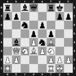 1955 Manhattan CC Ch 5556 – Round 5 – Siegel, Markus – 1/2-1/2 – Bernstein, Sidney – G20