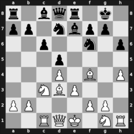 1955 Manhattan CC Ch 5556 – Round 6 – Denker, Arnold S – 1-0 – Schroeder, Marc – G25
