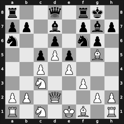 1955 Manhattan CC Ch 5556 – Round 7 – Siegel, Markus – 1/2-1/2 – Denker, Arnold S – G31