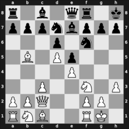 1955 Manhattan CC Ch 5556 – Round 7 – Rodriguez Garcia, Benedicto – 1/2-1/2 – Bernstein, Sidney – G35