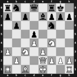 1955 Manhattan CC Ch 5556 – Round 12 – Feuerstein, Arthur – 0-1 – Bisguier, Arthur B – G54