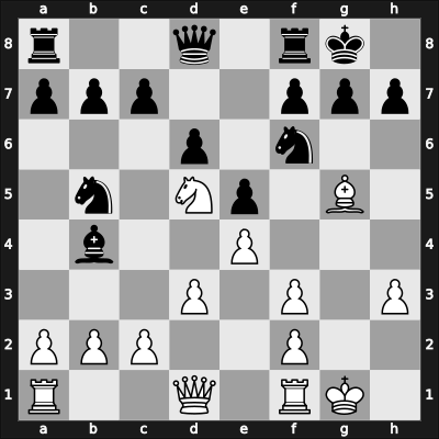 1955 Manhattan CC Ch 5556 – Round 14 – Klugman, Reuben – 1-0 – Bisguier, Arthur B – G66