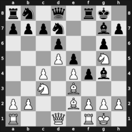 1955 Manhattan CC Ch 5556 – Round 14 – Kevitz, Alexander – 0-1 – Denker, Arnold S – G67