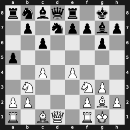 1955 Mar del Plata – Round 2 – Najdorf, Miguel – 0-1 – Panno, Oscar – G9