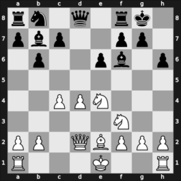 1955 Mar del Plata – Round 3 – Panno, Oscar – 1/2-1/2 – Pilnik, Herman – G16