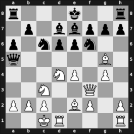 1955 Mar del Plata – Round 4 – Letelier Martner, Rene – 0-1 – Rossetto, Hector – G29