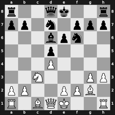 1955 Mar del Plata – Round 7 – Najdorf, Miguel – 1-0 – Bauza, Lorenzo – G45