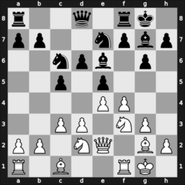 1955 Mar del Plata – Round 9 – Flores Alvarez, Rodrigo – 1/2-1/2 – Idigoras Guisasola, Gregorio – G63