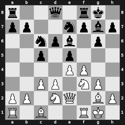 1955 Mar del Plata – Round 9 – Flores Alvarez, Rodrigo – 1/2-1/2 – Idigoras Guisasola, Gregorio – G63
