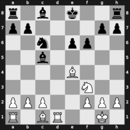 1955 Mar del Plata – Round 11 – Bauza, Lorenzo – 1/2-1/2 – Dodero, Emilio – G78
