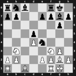 1955 Mar del Plata – Round 12 – Szabo, Ladislav – 1/2-1/2 – Toran Albero, Roman – G83