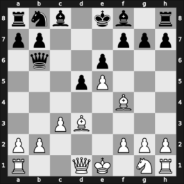 1955 Marshall CC Ch 5556 – Round 7 – Levy, Louis – 1/2-1/2 – Santasiere, Anthony – G20