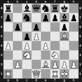 1955 Moscow – Round 1 – Herman Keller, E. – 0-1 – Heemskerk, Fenny – G2