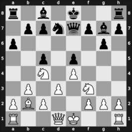1955 Moscow – Round 1 – Beilin, Mikhail – 1/2-1/2 – Ravinsky, Grigory – G10