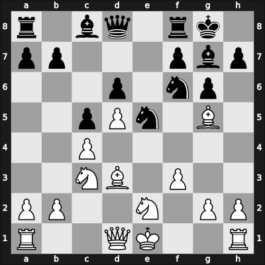 1955 Moscow Ch – Round 1 – Lilienthal, Andor – 1/2-1/2 – Vasiukov, Evgeni – G5