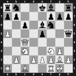1955 Moscow Ch – Round 6 – Goldberg, Grigory A – 1-0 – Beilin, Mikhail – G36