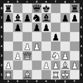 1955 Moscow Ch – Round 7 – Ragozin, Viacheslav – 1/2-1/2 – Goldberg, Grigory A – G46