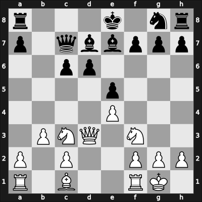 1955 Moscow Ch – Round 14 – Chistiakov, Alexander – 0-1 – Lebedev, Boris – G84