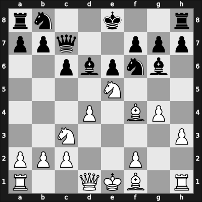 1955 Moskou ch sf – Round ? – Vasiukov, Evgeni – 1-0 – Natapov, Geliy I – G7