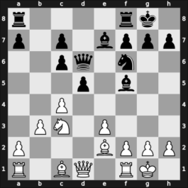 1955 Moskou ch-URS – Round 1 – Mikenas, Vladas – 1/2-1/2 – Antoshin, Vladimir S – G20