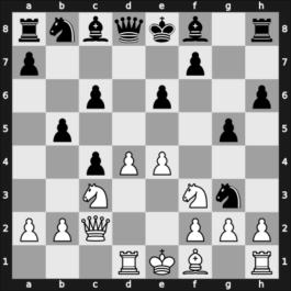1955 Moskou ch-URS – Round 1 – Borisenko, Georgy K – 0-1 – Antoshin, Vladimir S – G27