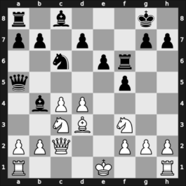 1955 Moskou ch-URS – Round 1 – Spassky, Boris V. – 1-0 – Antoshin, Vladimir S – G40
