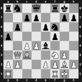 1955 Moskou ch-URS – Round 1 – Borisenko, Georgy K – 1/2-1/2 – Petrosian, Tigran A. – G41