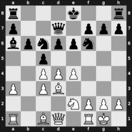 1955 Moskou ch-URS – Round 1 – Geller, Efim P – 1-0 – Lisitsin, Georgy – G48