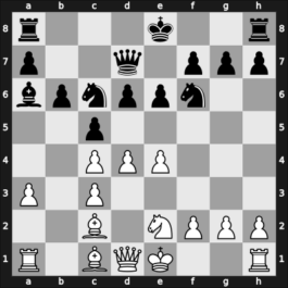 1955 Moskou ch-URS – Round 1 – Botvinnik, Mikhail – 1/2-1/2 – Lisitsin, Georgy – G51