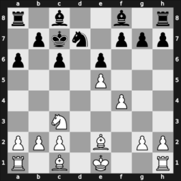 1955 Moskou ch-URS – Round 1 – Geller, Efim P – 1-0 – Kan, Ilya A – G80