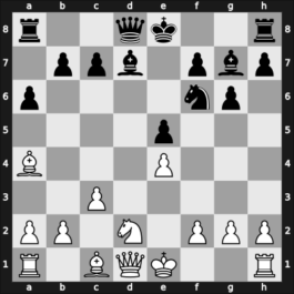 1955 Moskou ch-URS – Round 1 – Antoshin, Vladimir S – 1/2-1/2 – Korchnoi, Viktor – G91
