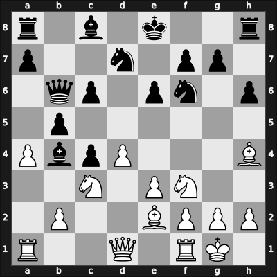 1955 Moskou ch-URS – Round 11 – Spassky, Boris Vasily – 1/2-1/2 – Keres, Paul Petrovich – G128