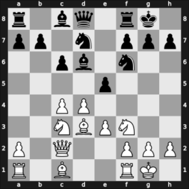 1955 Moskou ch-URS – Round 12 – Petrosian, Tigran A. – 1-0 – Taimanov, Mark E – G134