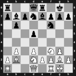 1955 Moskou ch-URS – Round ? – Flohr, Salo – 1-0 – Averbakh, Yuri L – G175