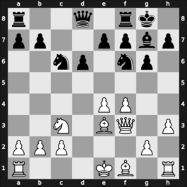 1955 New York Rosenwald5455 – Round 2 – Evans, Larry M – 0-1 – Reshevsky, Samuel – G6