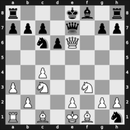 1955 New York Rosenwald5455 – Round 3 – Reshevsky, Samuel – 1-0 – Bisguier, Arthur B – G7