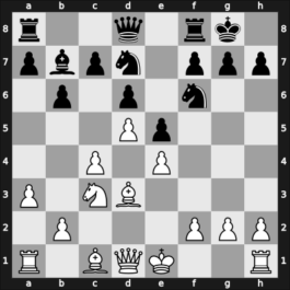 1955 New York Rosenwald5455 – Round 5 – Reshevsky, Samuel – 1-0 – Kramer, George – G11