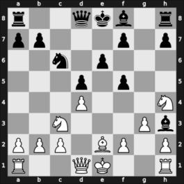 1955 Novi Sad – Round 1 – Djurasevic, Bozidar – 0-1 – Ivkov, Borislav – G15