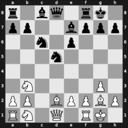 1955 Novi Sad – Round 1 – Udovcic, Mijo – 1/2-1/2 – Djurasevic, Bozidar – G16
