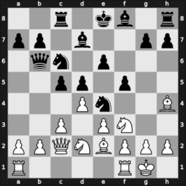 1955 Novi Sad – Round 1 – Udovcic, Mijo – 0-1 – Janosevic, Dragoljub – G29
