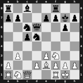 1955 Novi Sad – Round 1 – Milic, Borislav – 1/2-1/2 – Janosevic, Dragoljub – G30