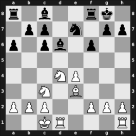 1955 Novi Sad – Round 2 – Trajkovic, Mihajlo – 1/2-1/2 – Puc, Stojan – G38