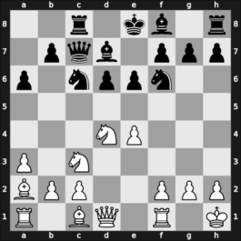 1955 Novi Sad – Round 6 – Bogdanovic, Rajko – 0-1 – Matulovic, M. – G57