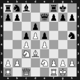 1955 Novi Sad – Round 7 – Karaklajic, Nikola – 1/2-1/2 – Bertok, Mario Jr. – G60